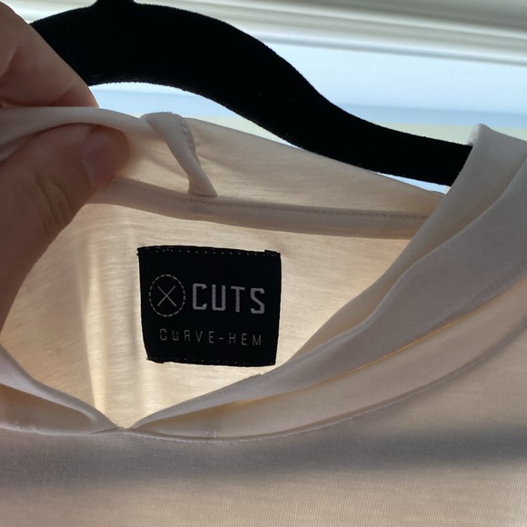 Cuts Clothing Curve hem Hoodie Large - Picture 2 of 2